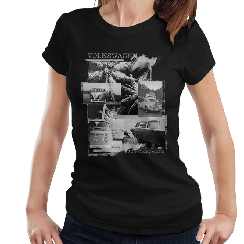 Official Volkswagen Built For Summer Women's T-Shirt-- Terry Blend Velvet Blend Canvas Blend