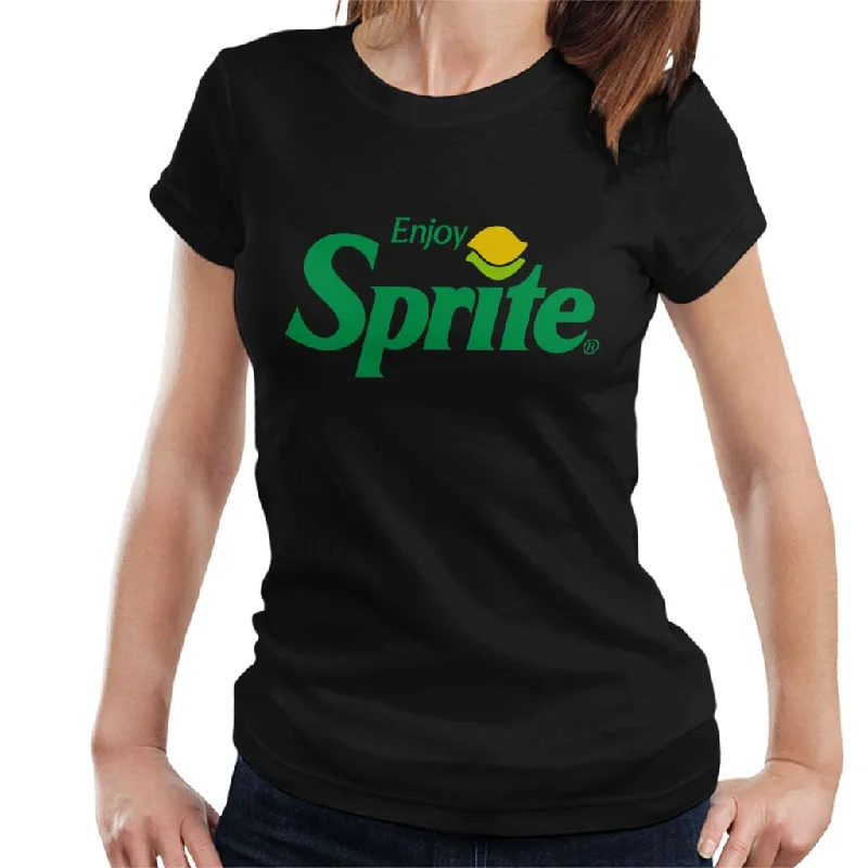 Enjoy Sprite 90s Lemon Logo Women's T-Shirt-- Terry Blend Velvet Blend Canvas Blend