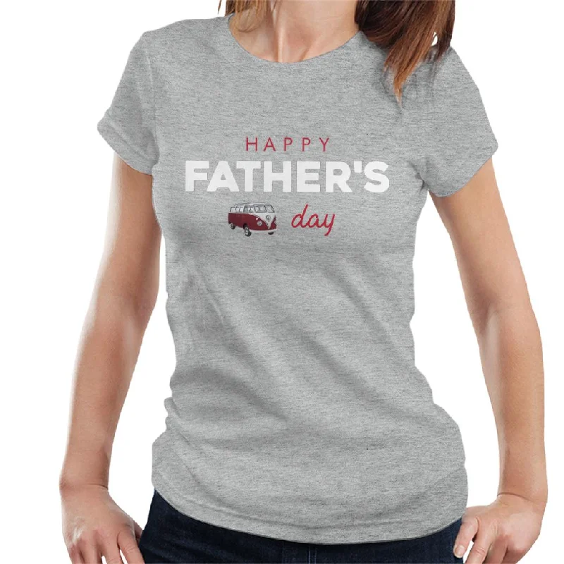 Volkswagen Happy Fathers Day Women's T-Shirt-- Iron Safe Non-Iron Wrinkle Free