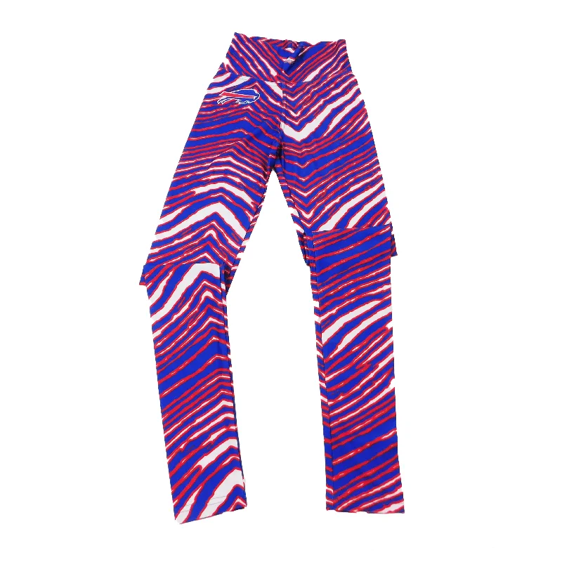 Buffalo Bills Women's Zubaz Leggings Fashionable Solid Color Tights