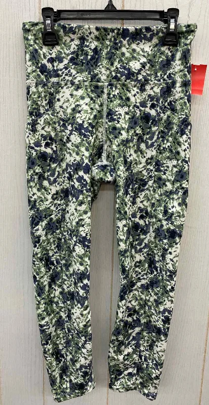 Balance Collection Olive Womens Size Small Leggings Trendy High-Waist Tummy Control Leggings