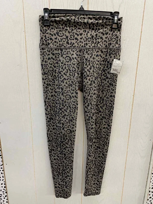 Gray Womens Size Small Leggings Elegant Full-Body Leggings