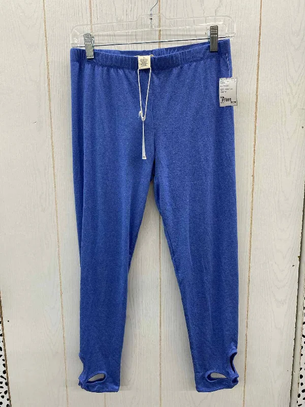 Blue Womens Size L Leggings Fashionable Printed Leggings