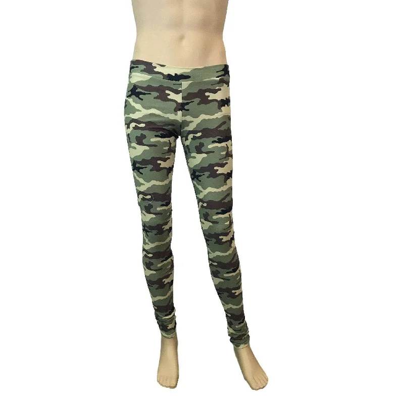 Men's Camouflage Camo Meggings or Leggings Fashionable Stretchy Fit Leggings