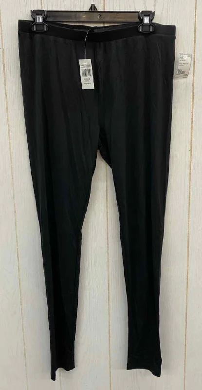32 Degrees Black Womens Size L Leggings Comfortable Tummy Shaping Leggings