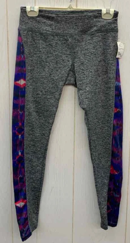 Lularoe Gray Womens Size M Leggings Fashionable Tummy Control Leggings