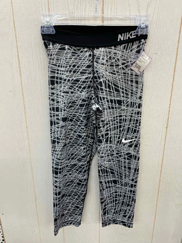 Nike Gray Womens Size Small Leggings Cozy Textured Workout Leggings