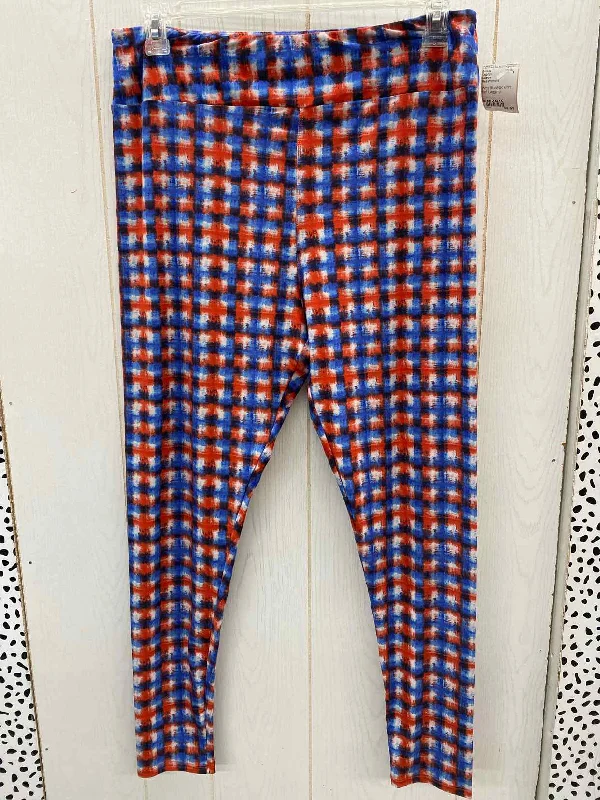 Lularoe Red Womens Size 2X/3X Leggings Trendy Seamless Sports Leggings