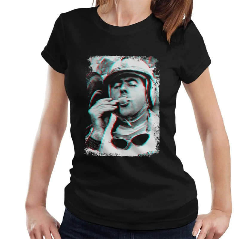Motorsport Images Brabham Ice Lolly Lotus 24 Climax Women's T-Shirt-- Chenille Brocade Lace