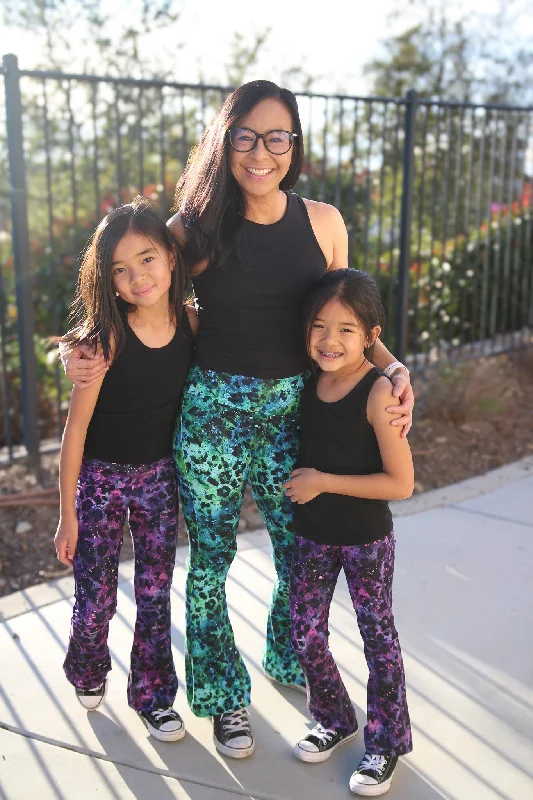 Bundle Mini Flare Leggings PDF Pattern Sizes B - M and 2-16 Comfortable Zip-Up Leggings