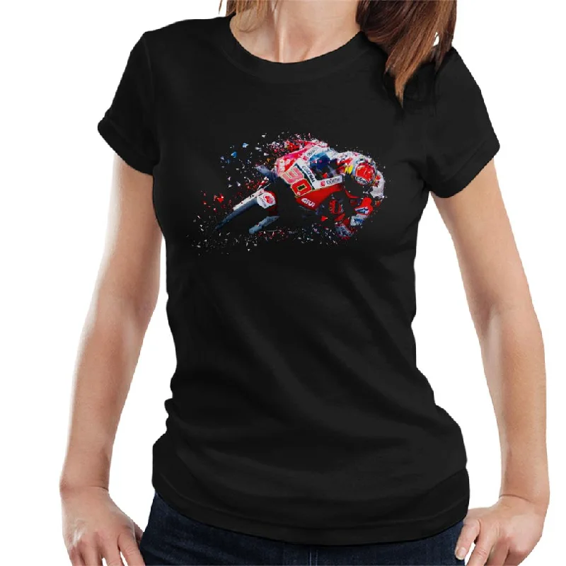 Motorsport Images Takaki Nakagami Women's T-Shirt-- Chenille Brocade Lace