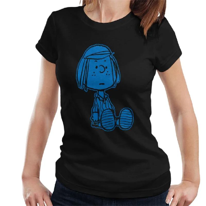 Peanuts Peppermint Patty Flock Women's T-Shirt-- Layered Multi-layer Single Layer