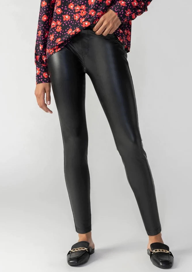 fauxleather legging Casual Slim-Fit Leggings