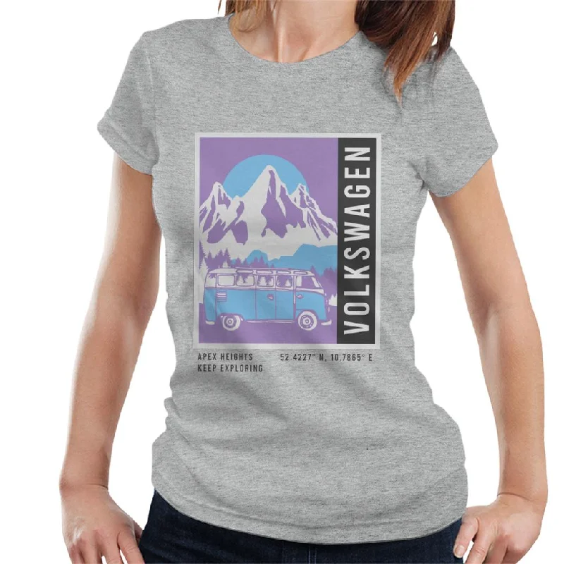 Volkswagen Apex Heights Women's T-Shirt-- Welt Pockets Slit Pockets