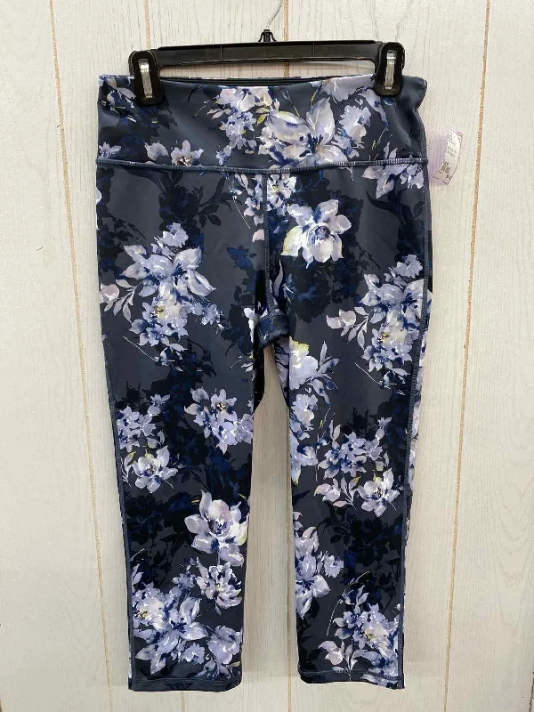 Ideology Gray Womens Size M Leggings Classic Solid Color Leggings