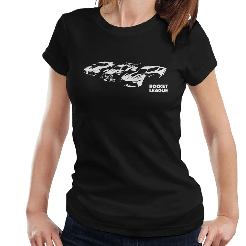 Rocket League Legacy Cars Women's T-Shirt -- Basic T-Shirt Crew Neck Short Sleeve