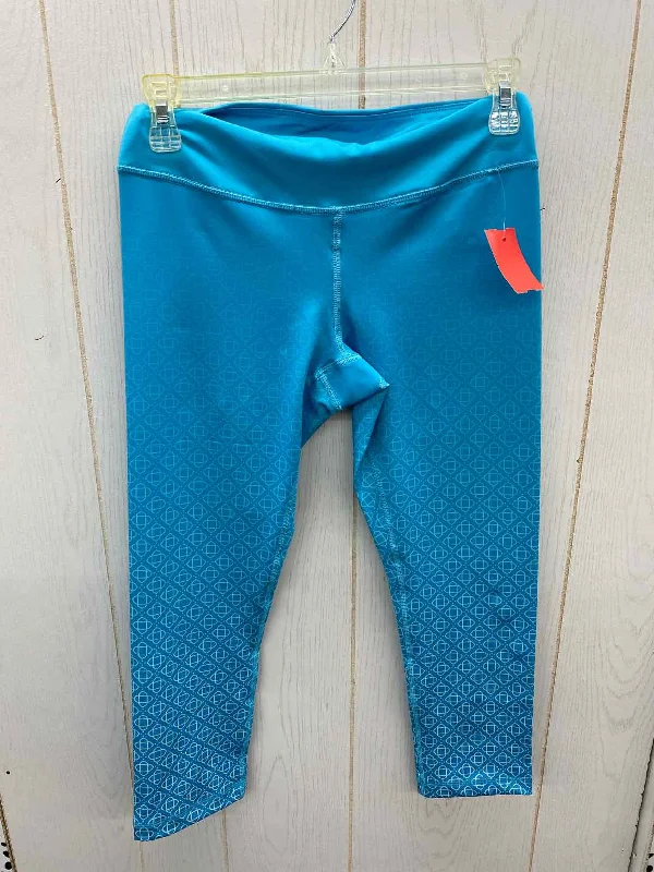 Satva Blue Womens Size Small Leggings Fashionable Smooth Fit Leggings