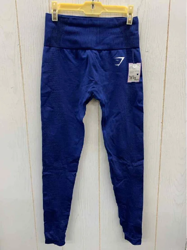 Gym Shark Blue Womens Size XS Leggings Comfortable Plus Size Leggings