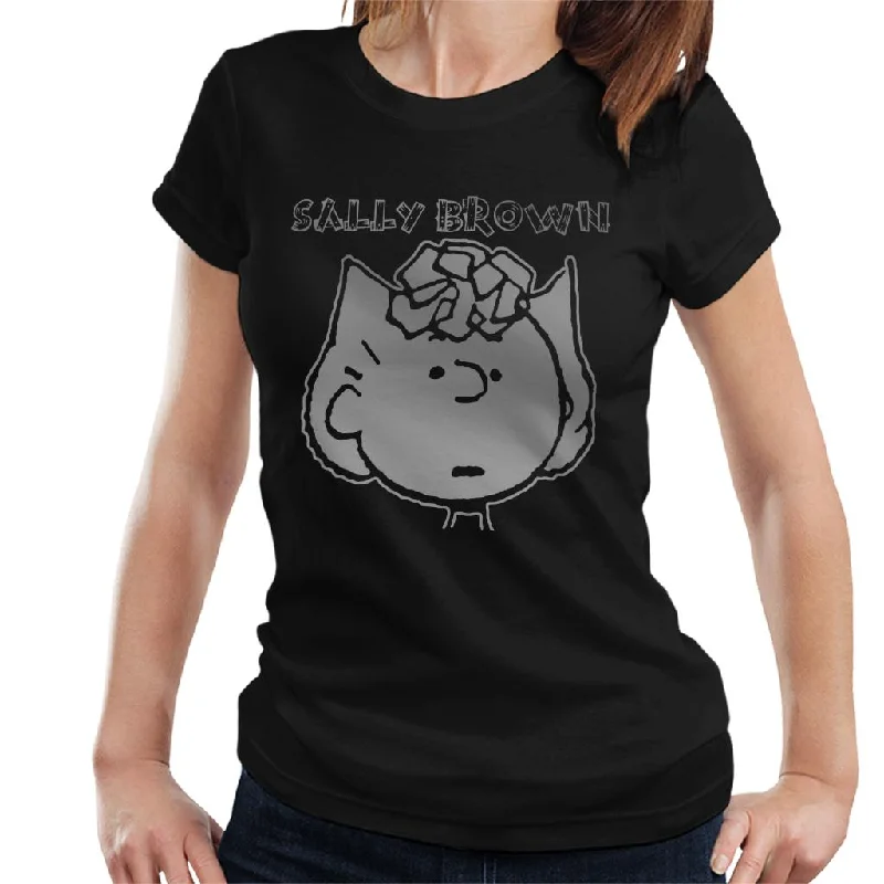 Peanuts I Am Sally Brown Reflective Women's T-Shirt-- Fashionable Trendy Casual