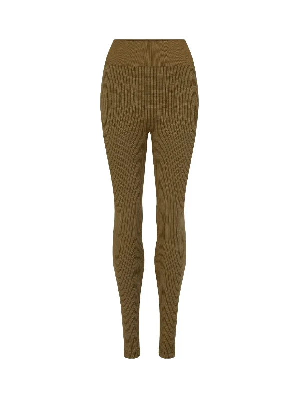 Demi Wool Legging / Fennel Cozy Bootcut Leggings