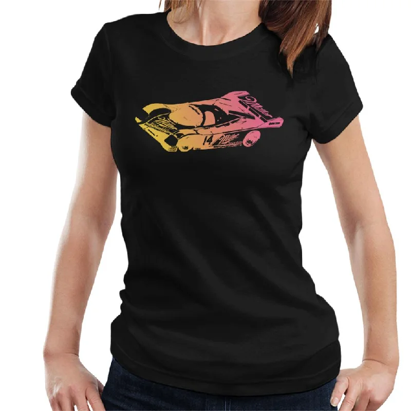 Motorsport Images Chip Robinson 962 Daytona 24 Neon Women's T-Shirt-- Sequined Glittery Shiny