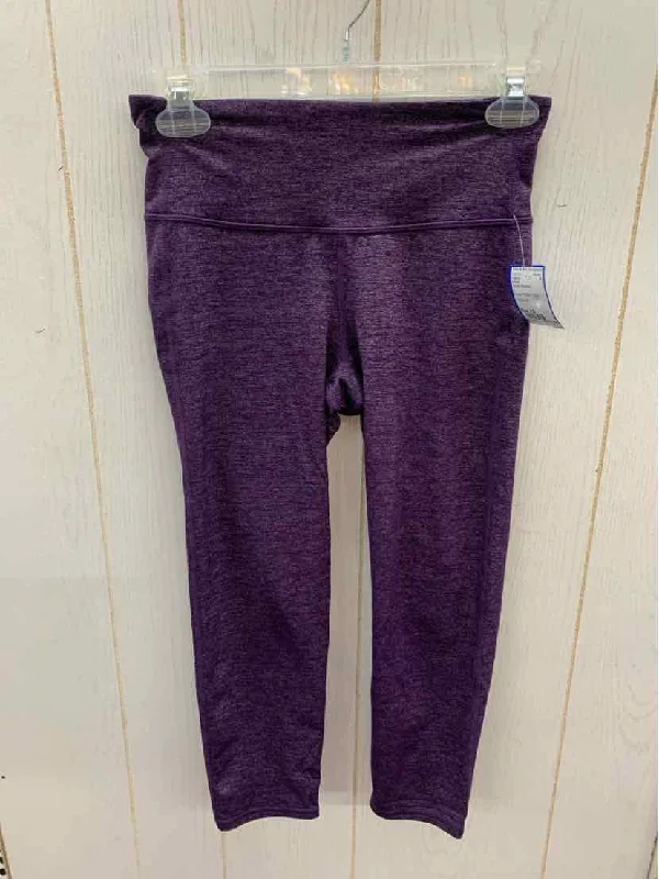Athleta Purple Womens Size XS Leggings Elegant Embellished Leggings