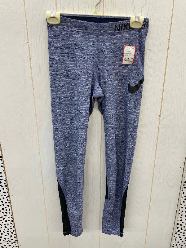 Nike Blue Womens Size Small Leggings Comfortable Cold Weather Leggings