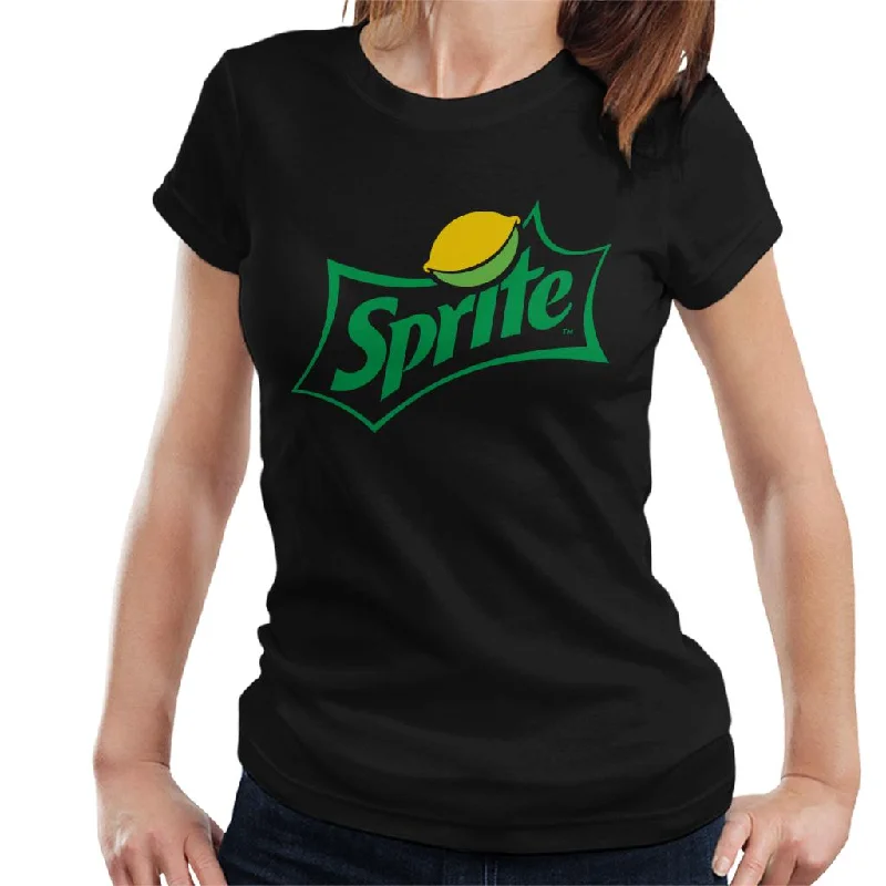 Sprite Classic Lemon Logo Women's T-Shirt-- Houndstooth Herringbone Solid