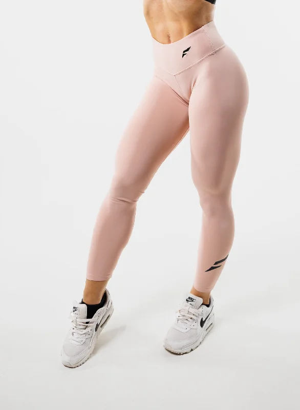 ESSENTIAL LEGGING - MAUVE Comfortable Compression Leggings
