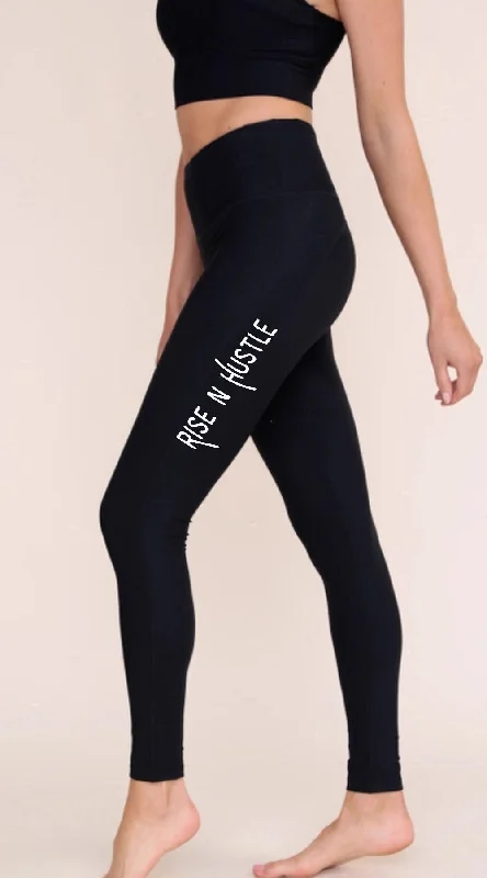 Rise N Hustle MUST HAVE Leggings Cozy Reflective Detail Leggings