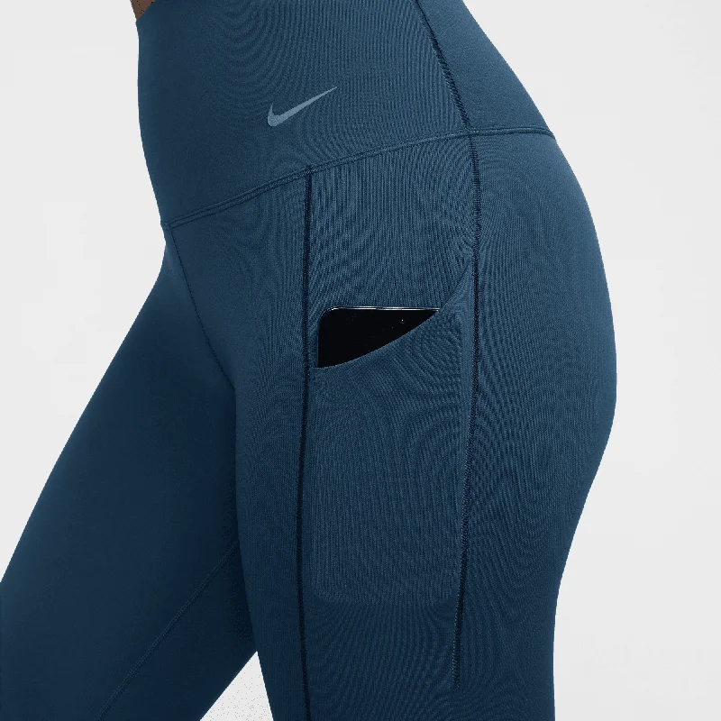 WOMEN'S UNIVERSA HIGH RISE LEGGING - 478 AMORY NAVY/BLACK Fashionable Lacy Detail Leggings