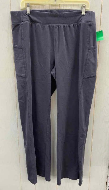 D & Co Gray Womens Size 16/18 Leggings Elegant Velvet Leggings