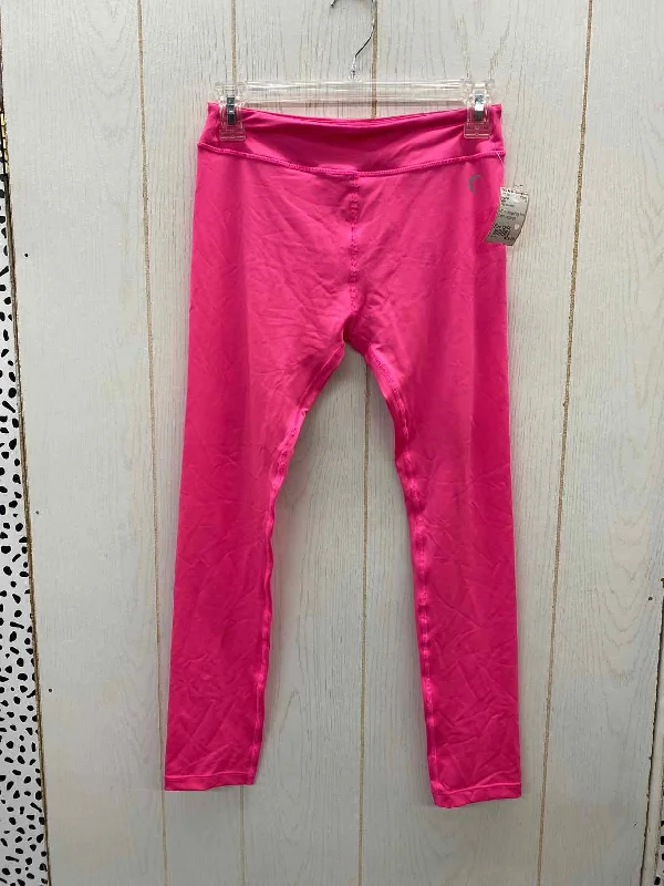 Zyia Pink Womens Size 12/14 Leggings Trendy Mesh Leggings