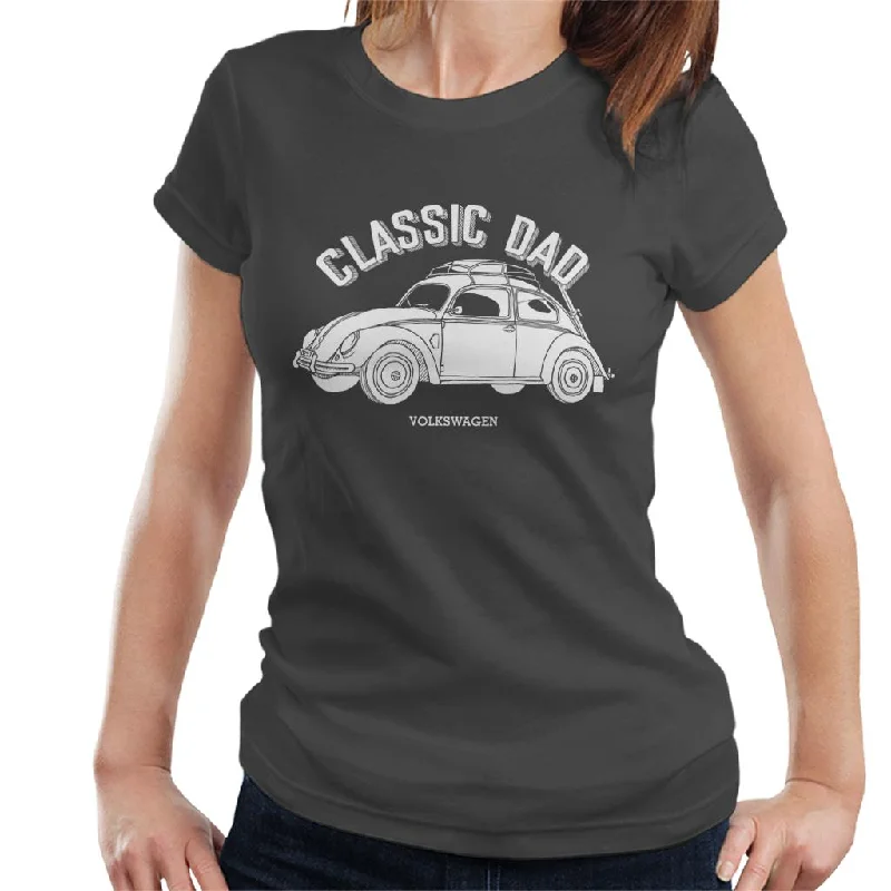 Volkswagen Classic Dad Beetle Women's T-Shirt-- Anti-Shrink Durable Soft