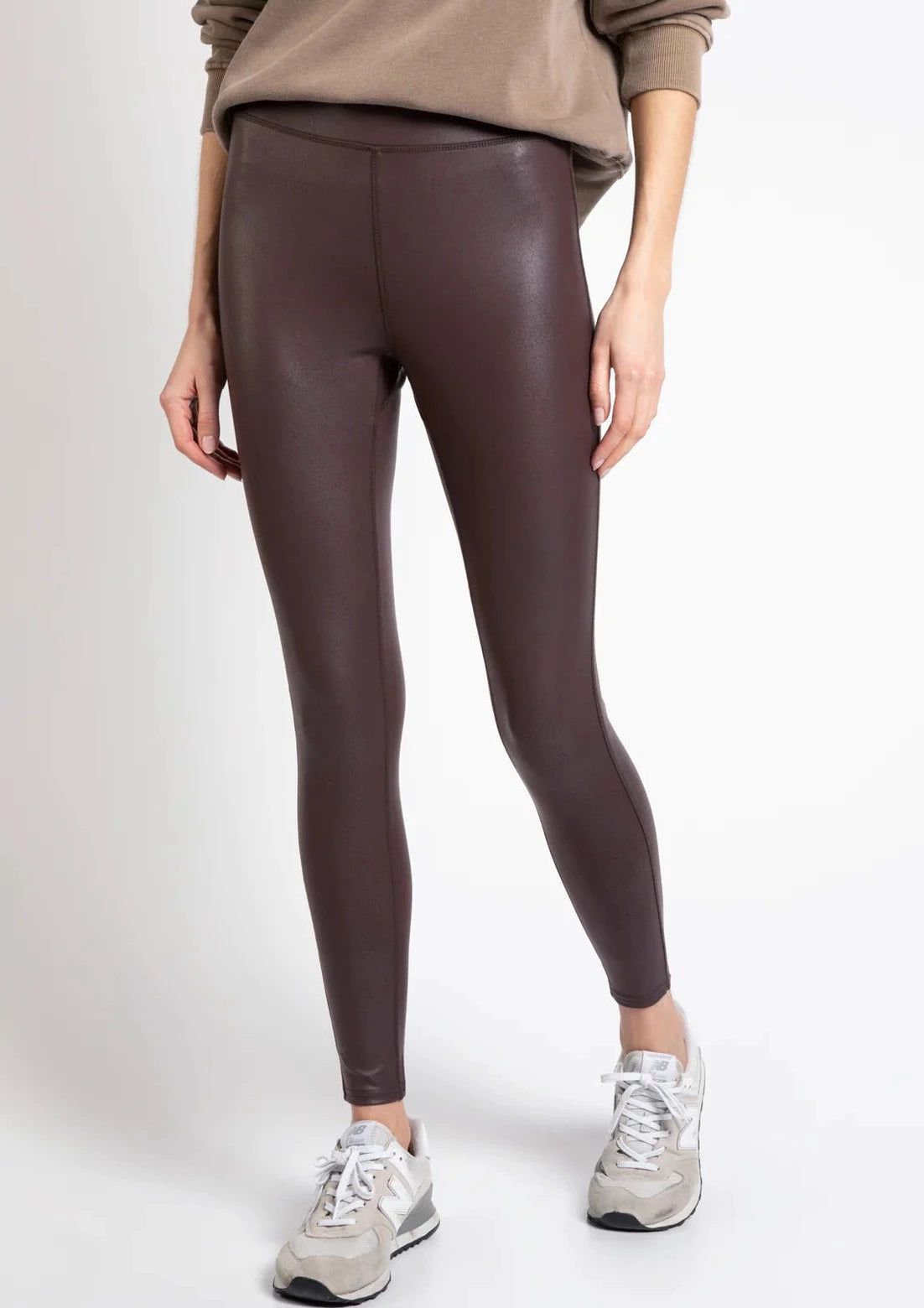coated seamed leggings Stylish Printed Sport Leggings