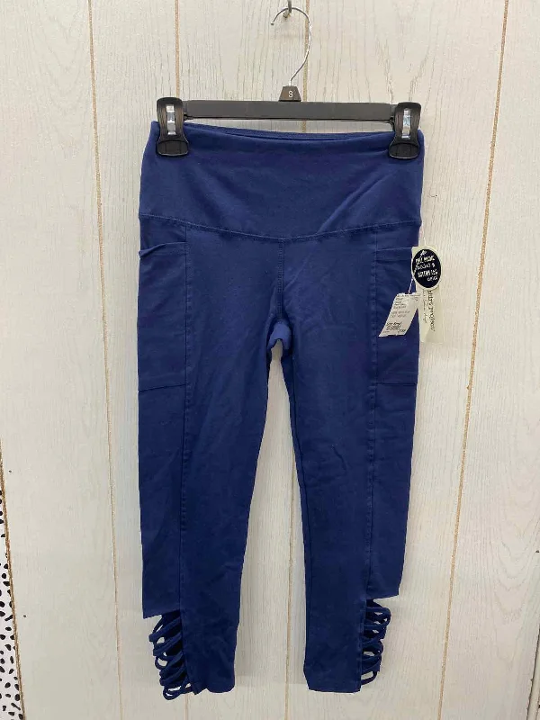 French Laundry Blue Womens Size Small Leggings Comfortable Lounge Leggings