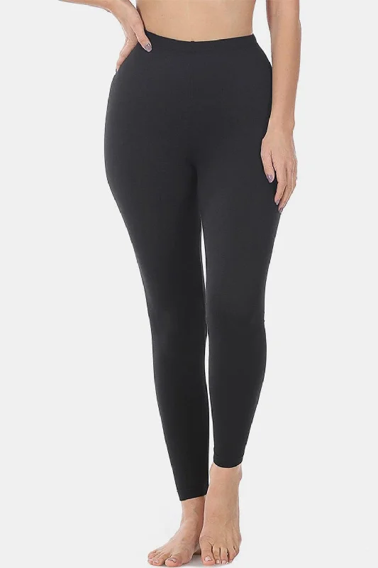 Zenana Premium Microfiber High Waist Leggings Cozy Textured Workout Leggings