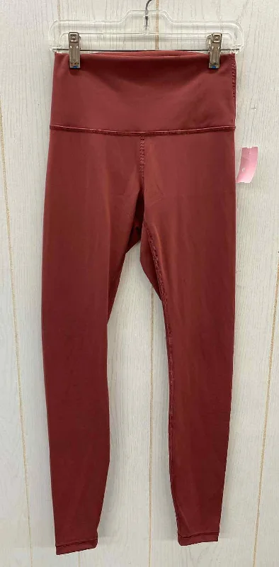 Lululemon Pink Womens Size 4 Leggings Casual Black Leggings