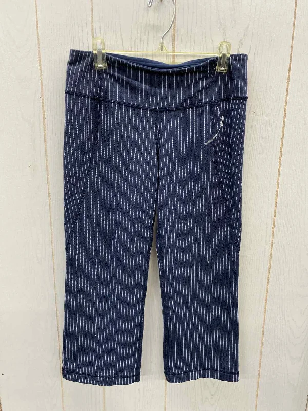 Lululemon Navy Womens Size 6 Leggings Elegant Textured Leggings
