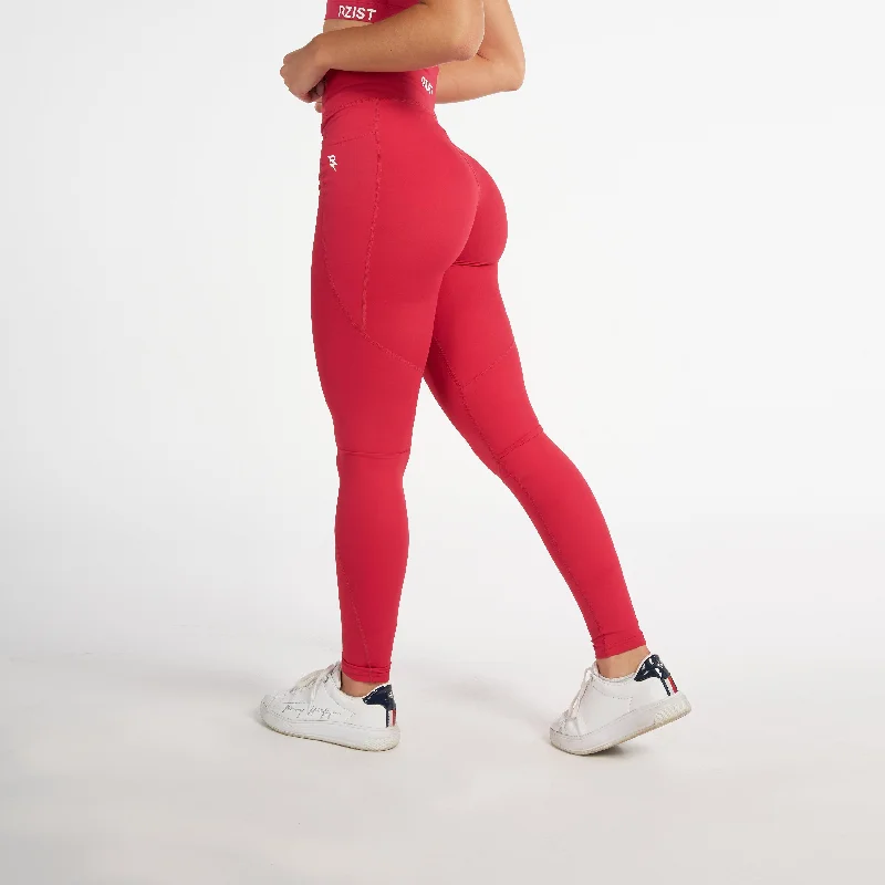 Leggings - Fuchsia Trendy Polka Dot Leggings