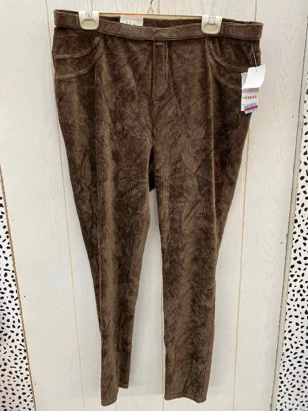 Style & Co Brown Womens Size 16 Leggings Casual Sporty Leggings