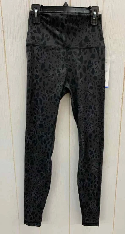 Black Womens Size XS Leggings Stylish Pockets Active Leggings