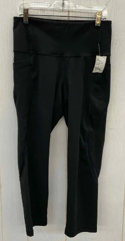 Old Navy Black Womens Size M Leggings Cozy Yoga Compression Leggings
