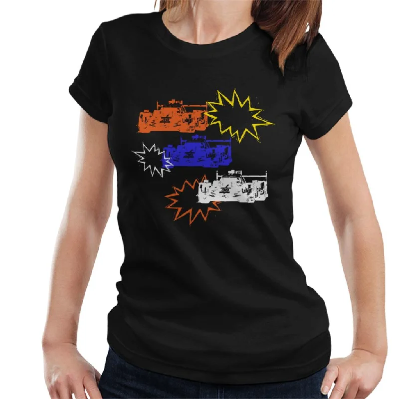 Motorsport Images Alpine A470 Pierre Thiriet Women's T-Shirt-- Rayon Fabric Velvet Fabric Corduroy Fabric