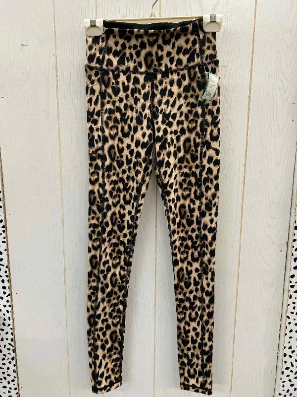 VSX Black Womens Size 2 Leggings Cozy Ribbed Leggings