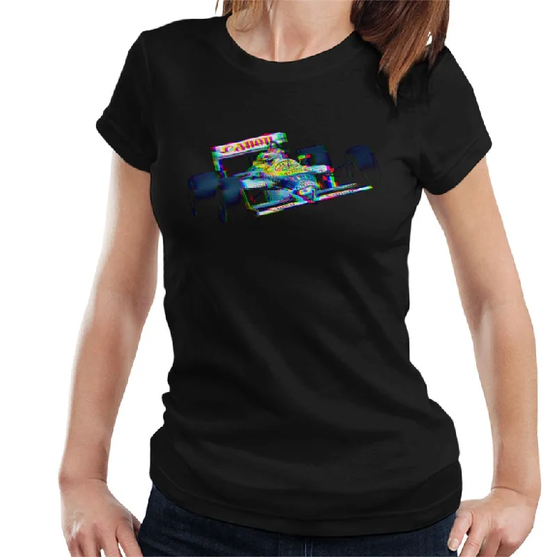 Motorsport Images Nelson Piquet Williams FW11B Honda Belgian GP Women's T-Shirt-- Elasticated Padded Insulated