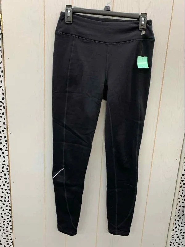 FILA Black Womens Size Small Leggings Trendy Flared Leggings