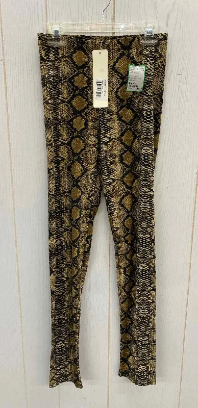Yelete Brown Womens Size S/M Leggings Comfortable Lounge Leggings