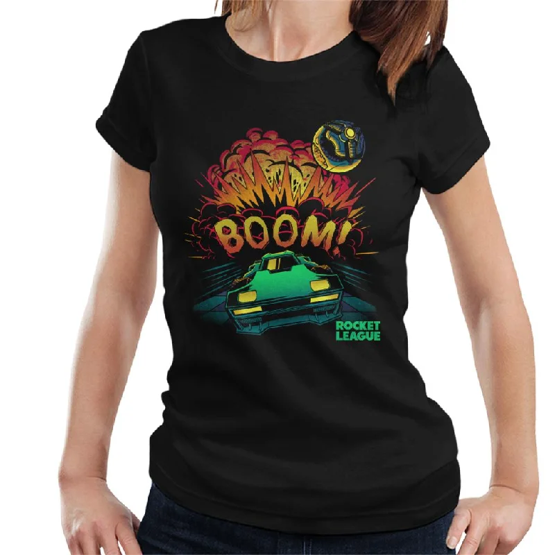 Rocket League Boom Breakout Women's T-Shirt-- Oversized T-Shirt Spandex breathable