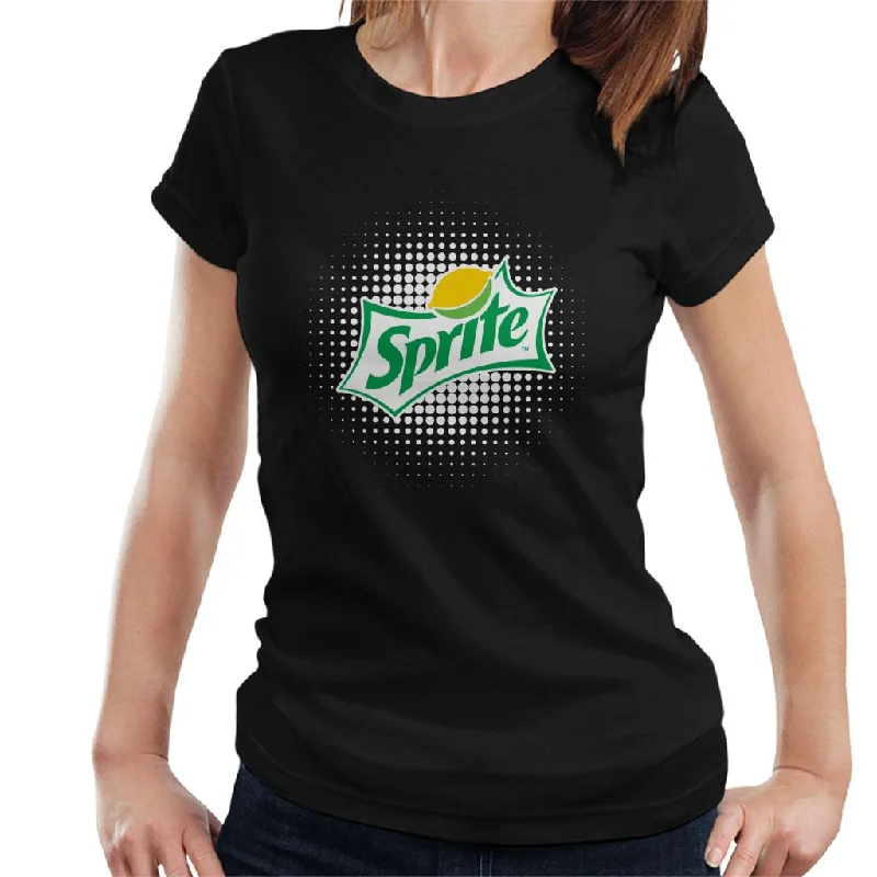Sprite Double Lemon Logo Women's T-Shirt-- Spandex Blend Rayon Blend Denim Blend